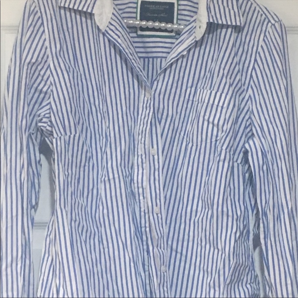 American Eagle Favorite Button Down Top - image 2